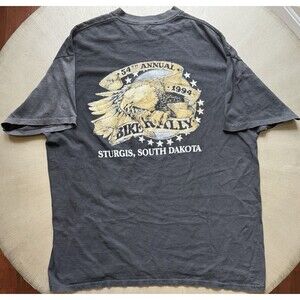 VTG 1994 Sturgis Bike Rally Tee XXL Eagle 54th Annual Spring Ford Single Stitch